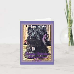 Carte de boule d'anniversaire