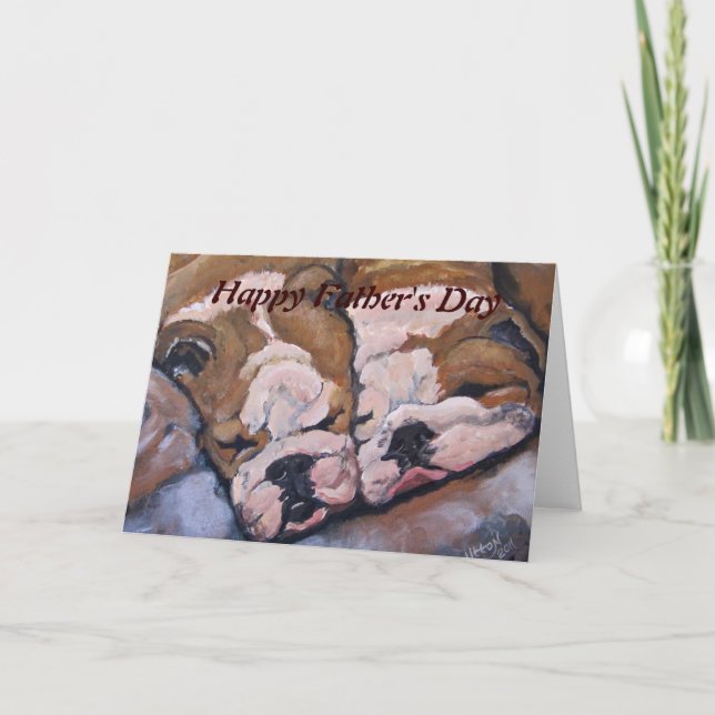 Carte de bouledogue (Devant)