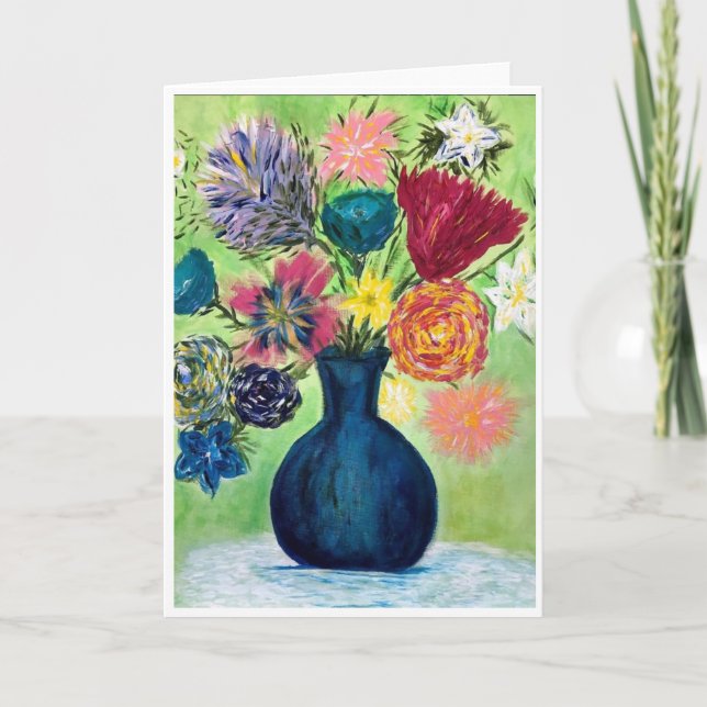 Carte de bouquet de table<Blank Inside> (Devant)