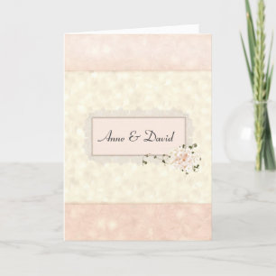 Carte de Bouquet Mariage Noms Nouveaux