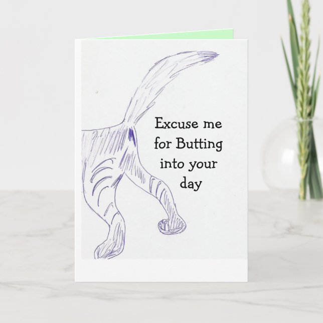 carte de bout de chat (Devant)