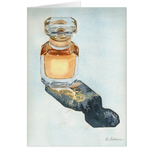 Carte de bouteille de parfum (Devant)