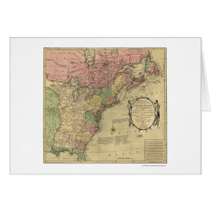 Carte de Bowles de l'Amérique 1784