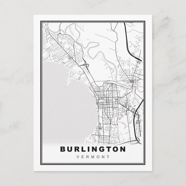 Carte de Burlington (Devant)