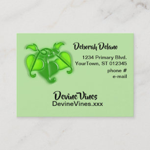 Carte de bus - Feuilles de vigne 3D