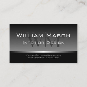 Carte de bus professionnelle Gris cool et Gris Arg