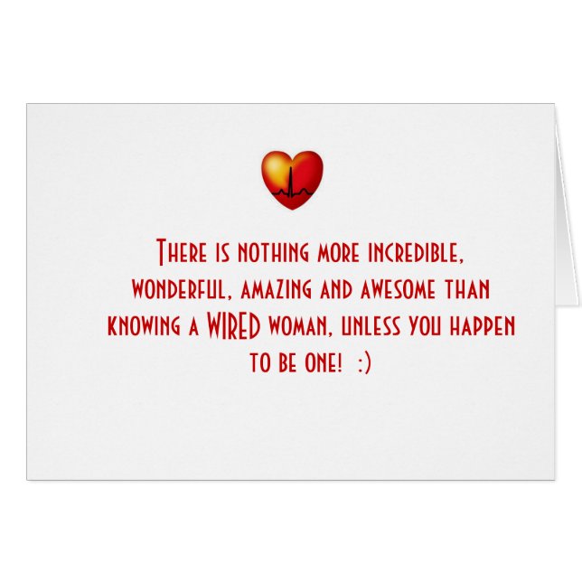 Carte DE CÂBLE et impressionnante ! (Devant horizontal)