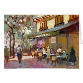 Carte de café de Paris