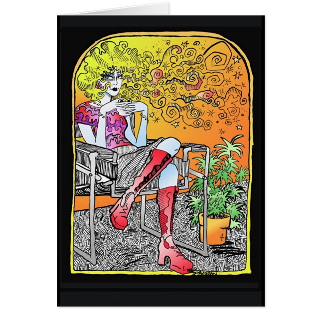 Carte de café d'O de tasse (Devant)