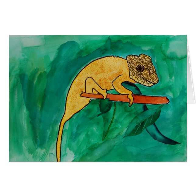 Carte de caméléon (Devant horizontal)