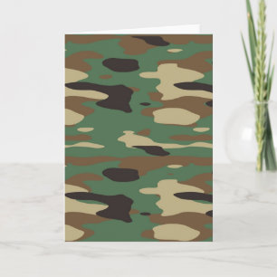 Carte de camouflage vert