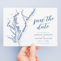 Carte de Cape May New Jersey Mariage Moderne