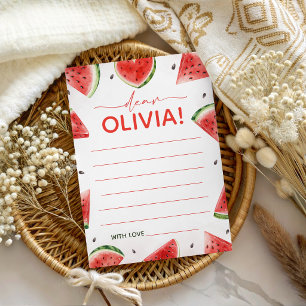Carte de capsule temporelle Watermelon One in a Me