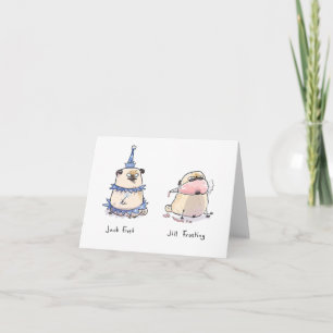 Carte de carlin Jack Frost et Jill Frosting
