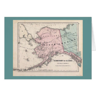 Carte de carte/levain de l'Alaska