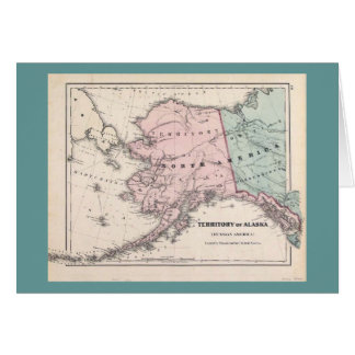 Carte de carte/levain de l'Alaska