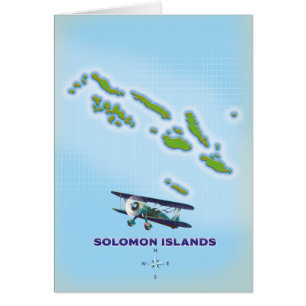 carte de cartographie des îles Salomon.
