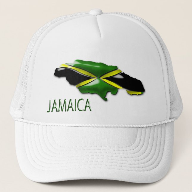 Carte de casquette de camionneur de la Jamaïque (Devant)