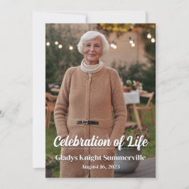 Carte de célébration de la vie | Eternellement vot