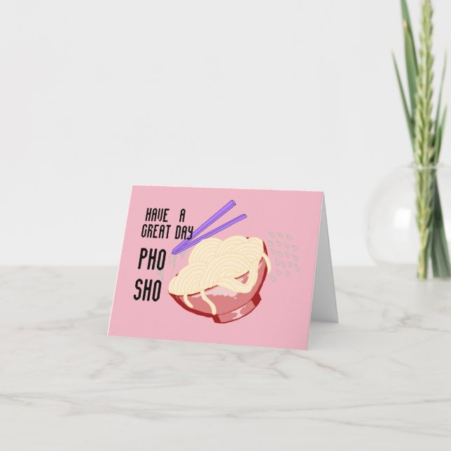 Carte de célébration de Ramen (Devant)