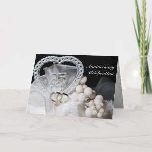 Carte de célébration du 25e anniversaire du Mariag