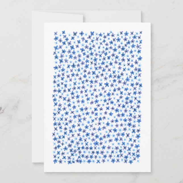 Carte de champ de fleurs (Devant)