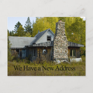 Carte de changement d'adresse amusante - Nice Chim