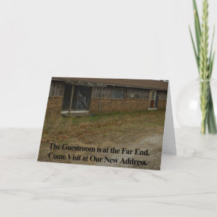 Carte de changement d'adresse : Chambre