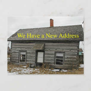 Carte de changement d'adresse du Cabine des années