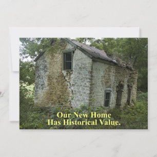 Carte de changement d'adresse Funny privée - Histo