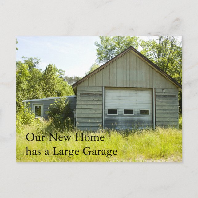 Carte de changement d'adresse : Grand garage (Devant)
