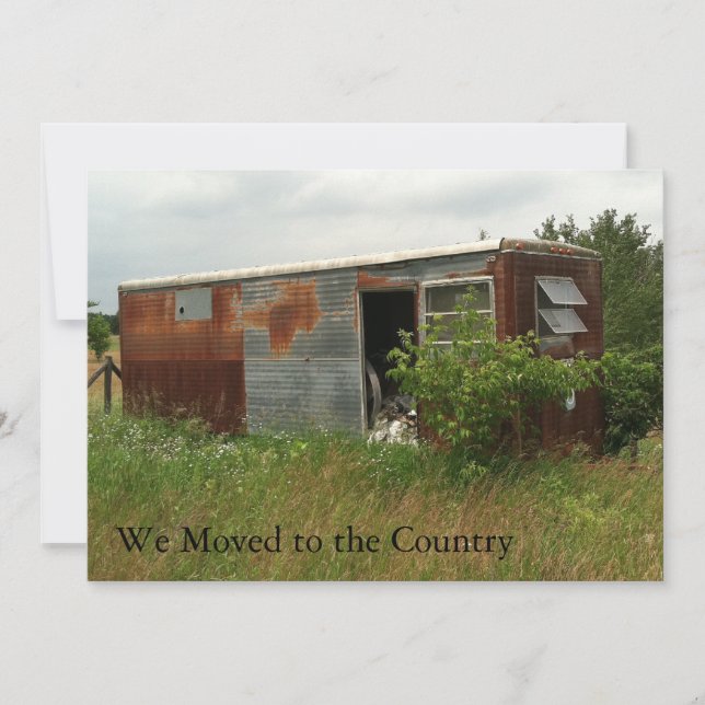 Carte de changement d'adresse privée : Déménagé da (Devant)