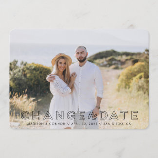 Carte de Changement de Date avec Photo
