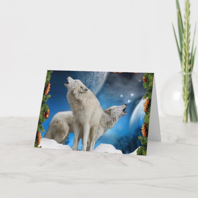 Carte de chanteurs de Noël (Devant)