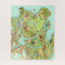 Carte de chaque puzzle MMORPG