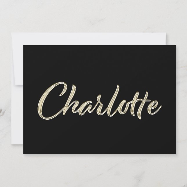 Carte de Charlotte white gold (Devant)
