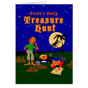 Carte de chasse à trésor de pirate