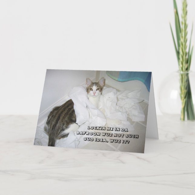 Carte de chat de LOL (Devant)