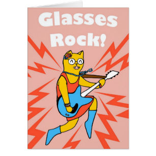 Carte de chat en verre de Rockin