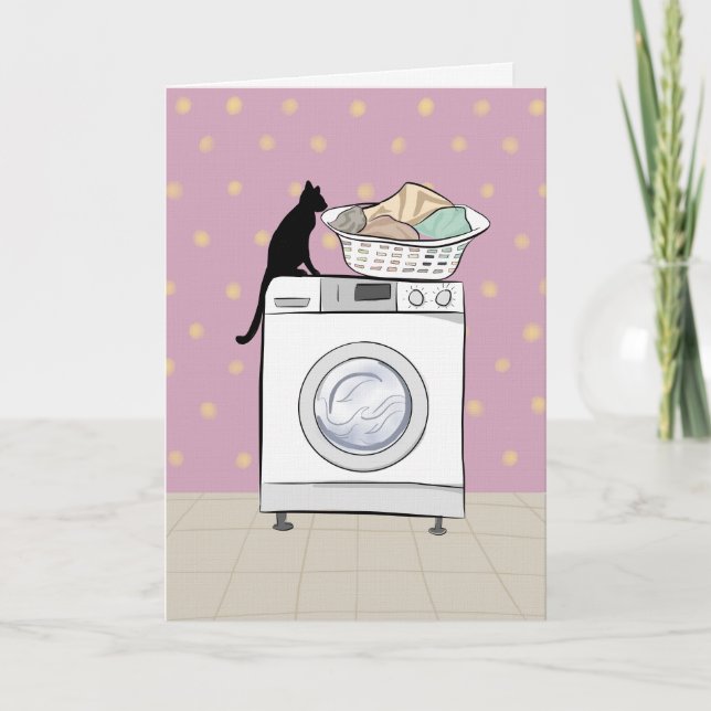 Carte de chat mignon (Devant)