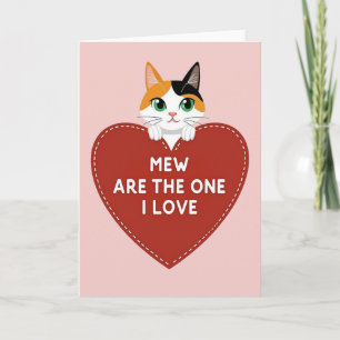 Carte de chat « Tu es celui que j'aime »