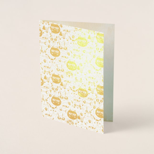 carte de chats coquins (Devant)