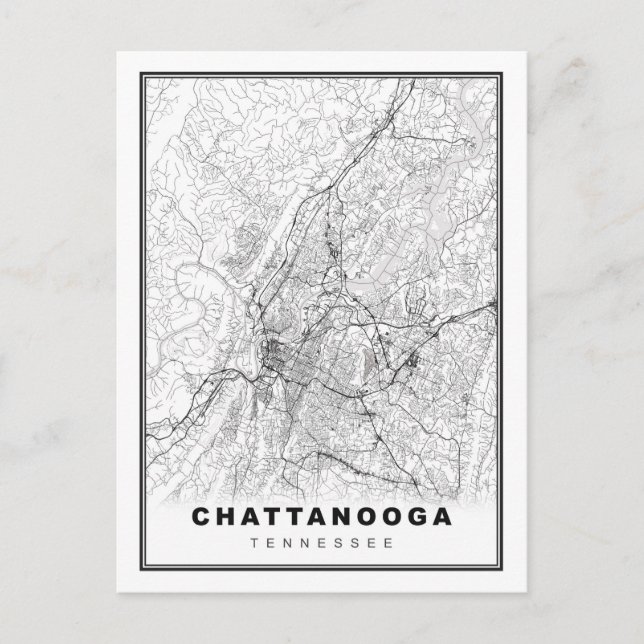 Carte de Chattanooga (Devant)