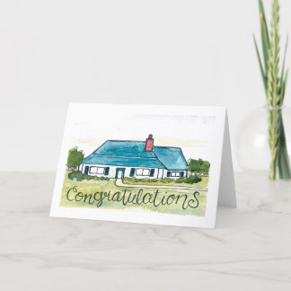 Carte de chauffage domestique aquarelle