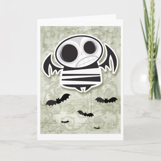 Carte de chauve-souris crâne (Devant)