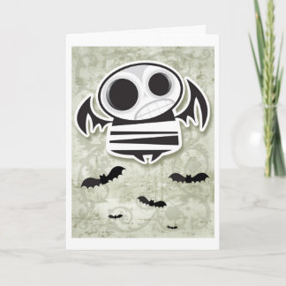 Carte de chauve-souris crâne