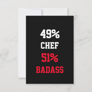 Carte de chef badass