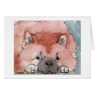 Carte de chien de bouffe