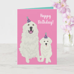 Carte de chien de montagne Great Pyrenees