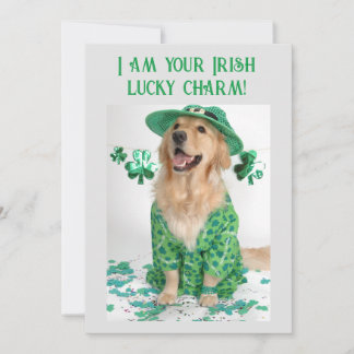 Carte de chien drôle personnalisable pour la Saint